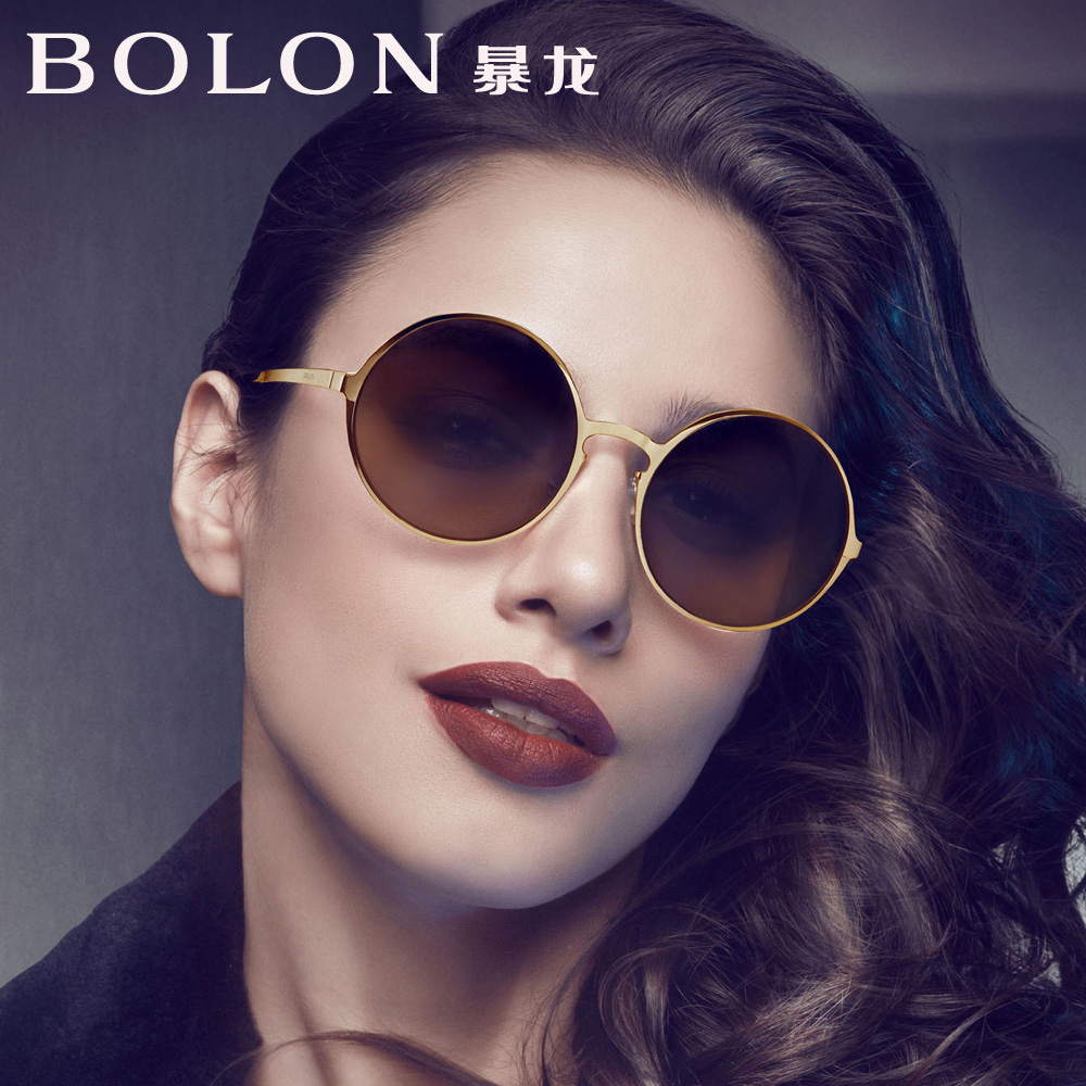 bolon暴龙太阳镜女 2014新款复古墨镜 高清太阳眼镜潮 bl2337